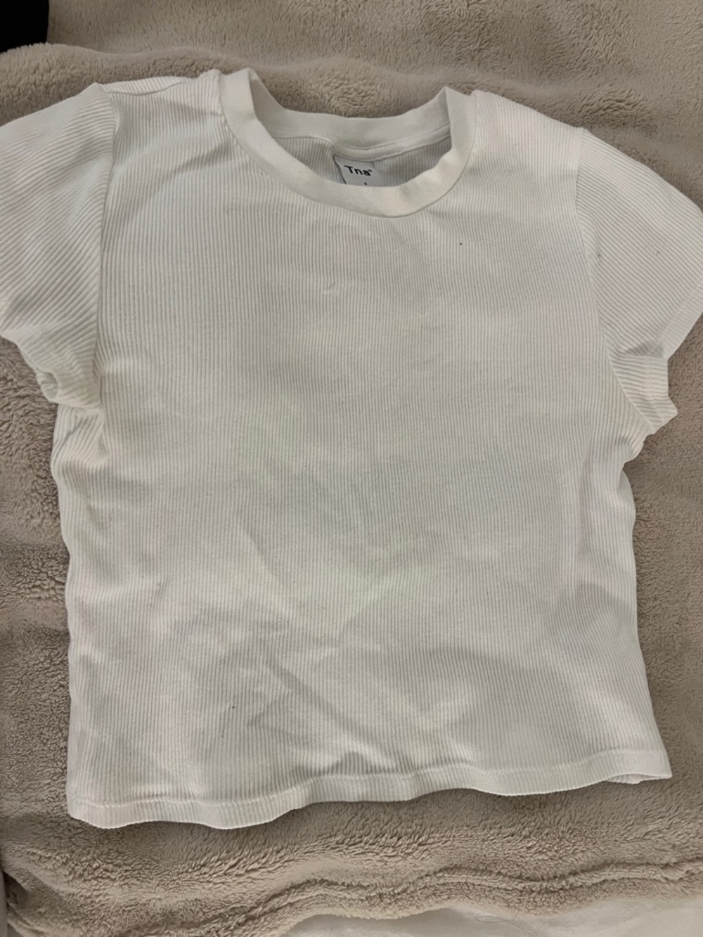 Aritzia Tna baby ribbed tshirt